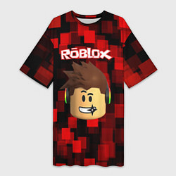 Женская длинная футболка ROBLOX