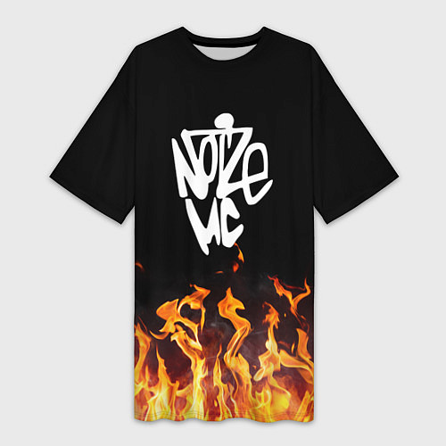 Женская длинная футболка Noize MC / 3D-принт – фото 1