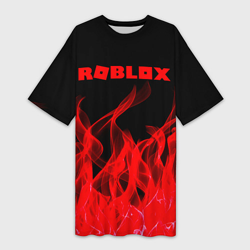 Женская длинная футболка ROBLOX / 3D-принт – фото 1