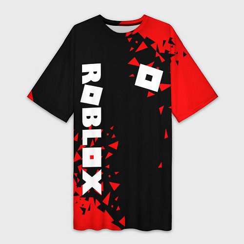 Женская длинная футболка ROBLOX / 3D-принт – фото 1