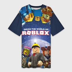 Женская длинная футболка ROBLOX