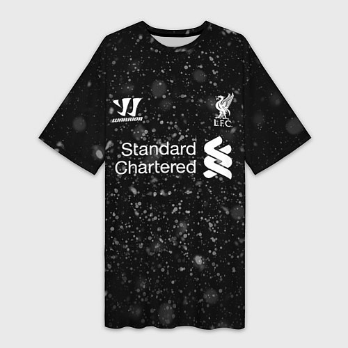 Женская длинная футболка Liverpool / 3D-принт – фото 1
