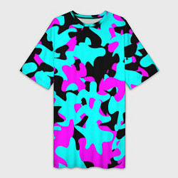 Женская длинная футболка Modern Camouflage