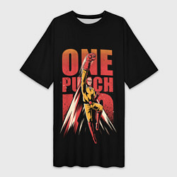Женская длинная футболка ONE-PUNCH MAN
