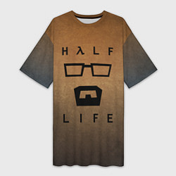 Женская длинная футболка HALF-LIFE