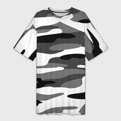 Женская длинная футболка Камуфляж Sabaton без лого