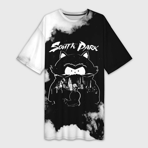 Женская длинная футболка Южный Парк / 3D-принт – фото 1