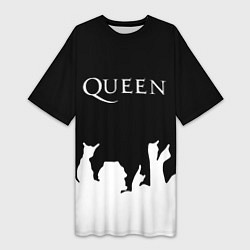 Женская длинная футболка QUEEN