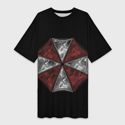 Футболка женская длинная Umbrella Corporation, цвет: 3D-принт