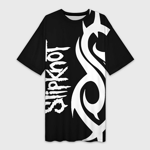 Женская длинная футболка Slipknot 6 / 3D-принт – фото 1