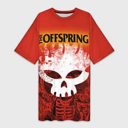 Футболка женская длинная The Offspring, цвет: 3D-принт