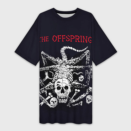 Женская длинная футболка Offspring / 3D-принт – фото 1