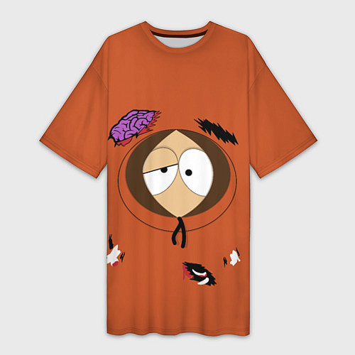 Женская длинная футболка South Park Dead Kenny / 3D-принт – фото 1