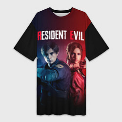 Женская длинная футболка Resident Evil 2