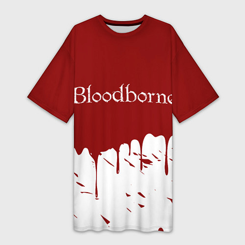 Женская длинная футболка Bloodborne / 3D-принт – фото 1