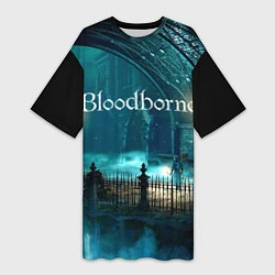 Женская длинная футболка Bloodborne