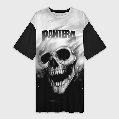 Женская длинная футболка Pantera / 3D-принт – фото 1