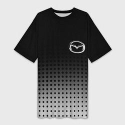 Женская длинная футболка Mazda