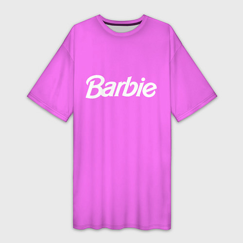 Женская длинная футболка Barbie / 3D-принт – фото 1