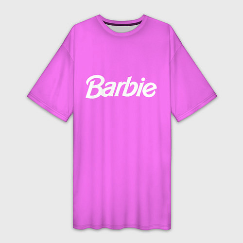 Женская длинная футболка Barbie / 3D-принт – фото 1