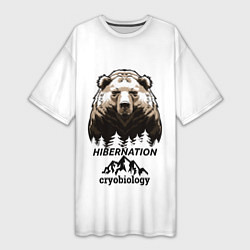 Женская длинная футболка Hibernation
