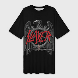 Женская длинная футболка Slayer
