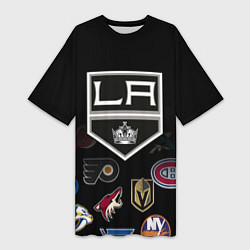 Женская длинная футболка NHL Los Angeles Kings