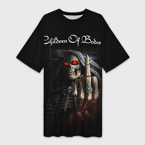 Женская длинная футболка Children of Bodom 9 / 3D-принт – фото 1