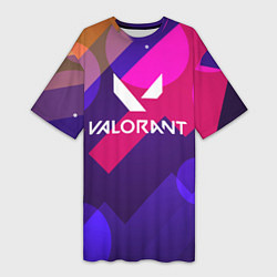 Женская длинная футболка Valorant
