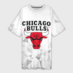 Женская длинная футболка CHICAGO BULLS