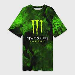 Женская длинная футболка MONSTER ENERGY