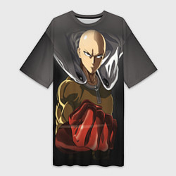 Женская длинная футболка One Punch Man