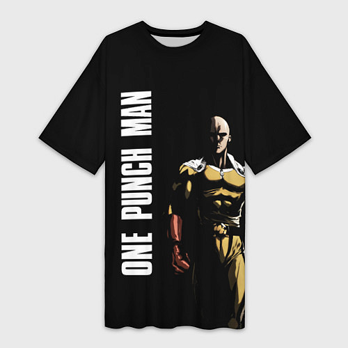 Женская длинная футболка One Punch Man / 3D-принт – фото 1