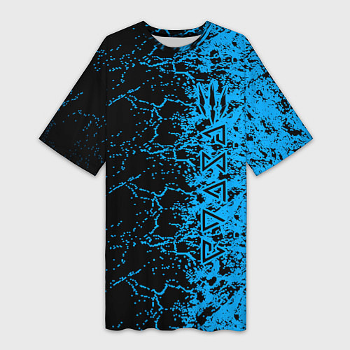 Женская длинная футболка The Witcher / 3D-принт – фото 1