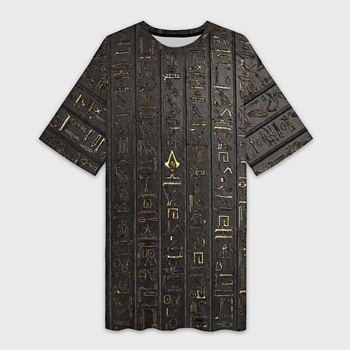 Женская длинная футболка ASSASSINS CREED:ORIGINS / 3D-принт – фото 1