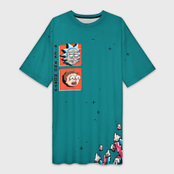 Женская длинная футболка Rick and Morty