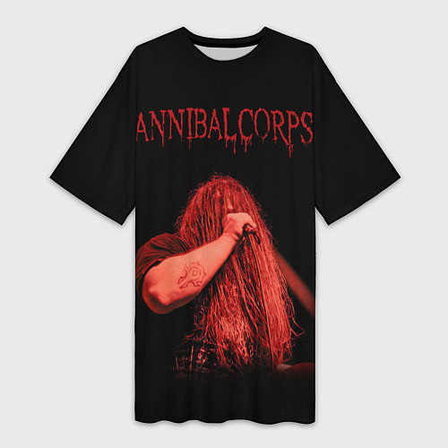 Женская длинная футболка Cannibal Corpse 6 / 3D-принт – фото 1