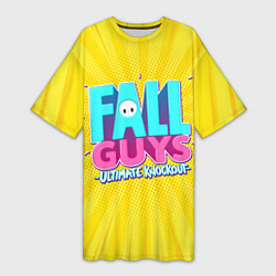Женская длинная футболка Fall Guys