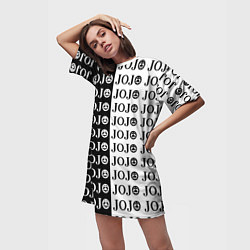 Футболка женская длинная JoJo Bizarre Adventure, цвет: 3D-принт — фото 2