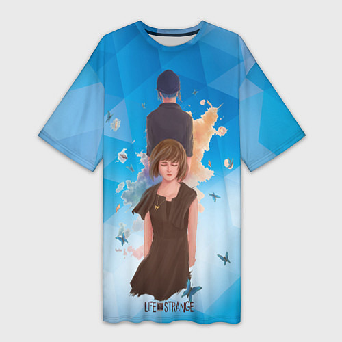 Женская длинная футболка Life is Strange! / 3D-принт – фото 1