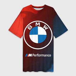 Женская длинная футболка BMW БМВ