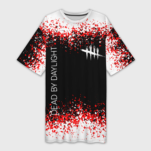 Женская длинная футболка Dead by Daylight / 3D-принт – фото 1