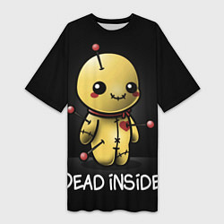 Женская длинная футболка DEAD INSIDE