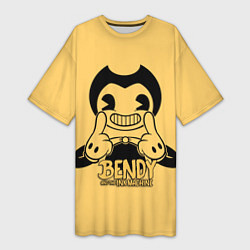 Женская длинная футболка Bendy And The Ink Machine