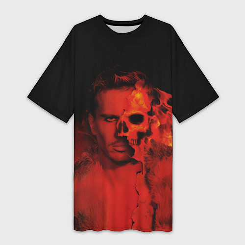 Женская длинная футболка Фая / 3D-принт – фото 1