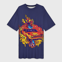 Женская длинная футболка Ездить или умереть