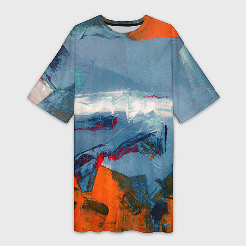 Женская длинная футболка Я художник / 3D-принт – фото 1