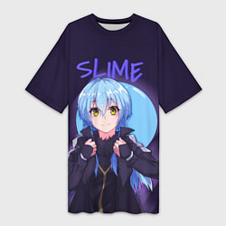 Женская длинная футболка Slime
