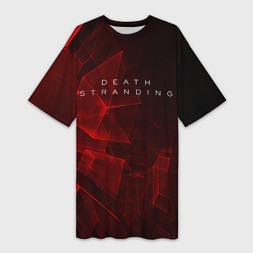 Женская длинная футболка DEATH STRANDING S / 3D-принт – фото 1