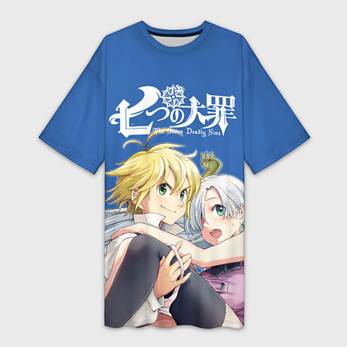 Женская длинная футболка 7 смертных грехов / 3D-принт – фото 1